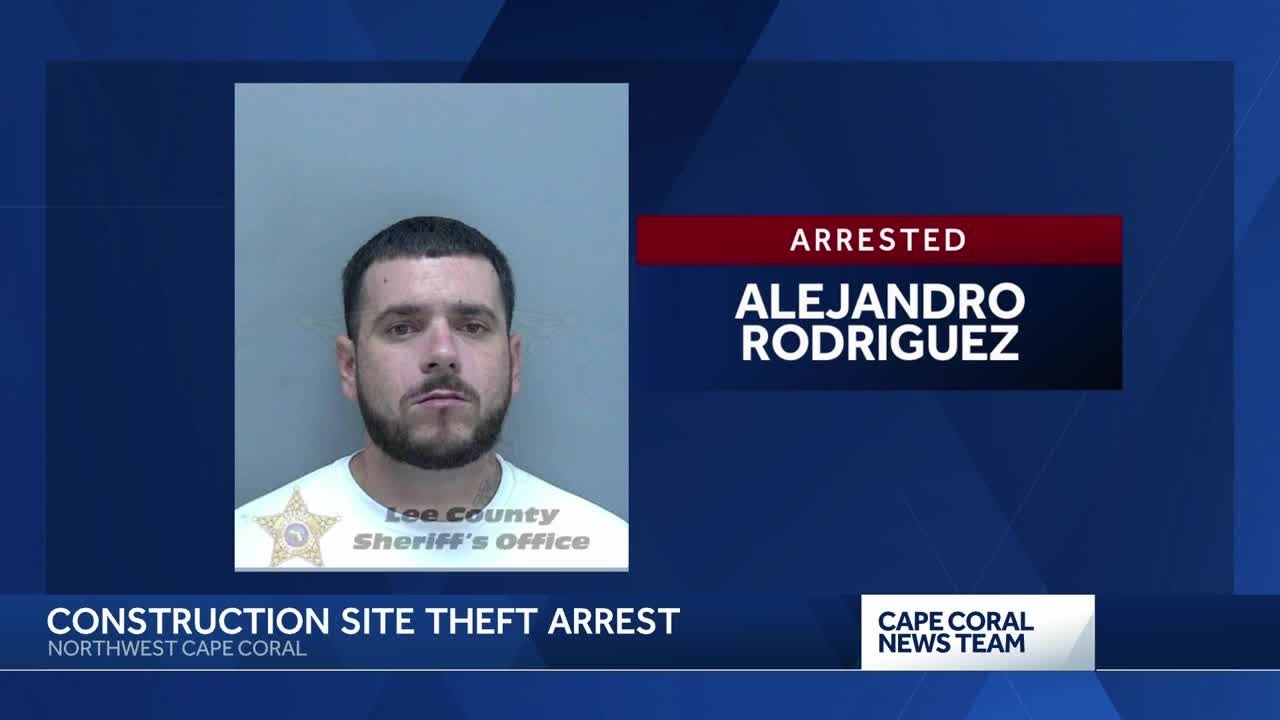 Suspect accused of stealing $19K worth of materials from Cape Coral ...