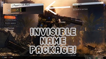 Modded BO3 Account Invisible Name Package Showcasing!! | PS4/PS5 CHEAP PRICE!!!