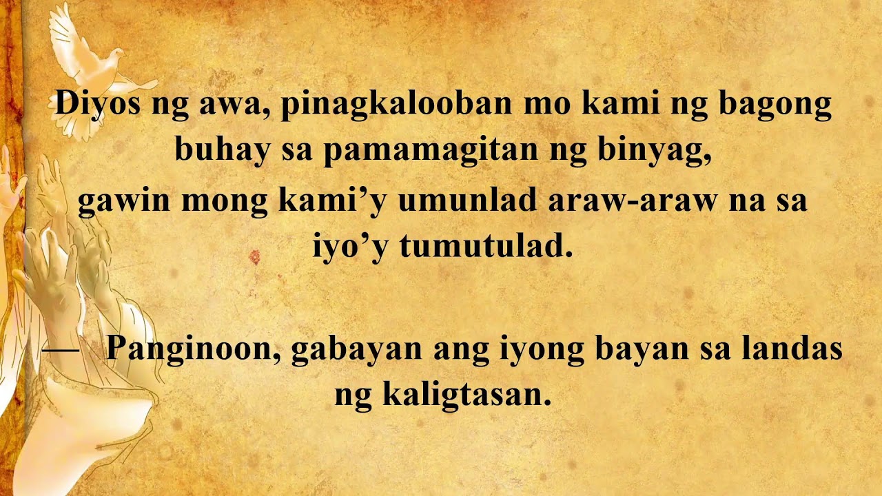 Mar 9, 2026 | 6 a.m. - Lunes sa Ika-3 Linggo ng Apatnapung Araw na Paghahanda
