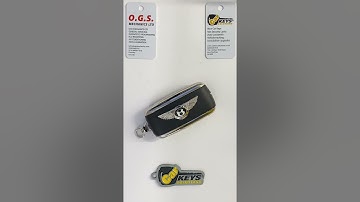 Bentley Continental key battery replacement