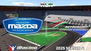 Advanced Mazda MX-5 Cup by Heusinkveld | iRacing 2025 Season 4 | Race 5/12 - Autodromo Hermanos