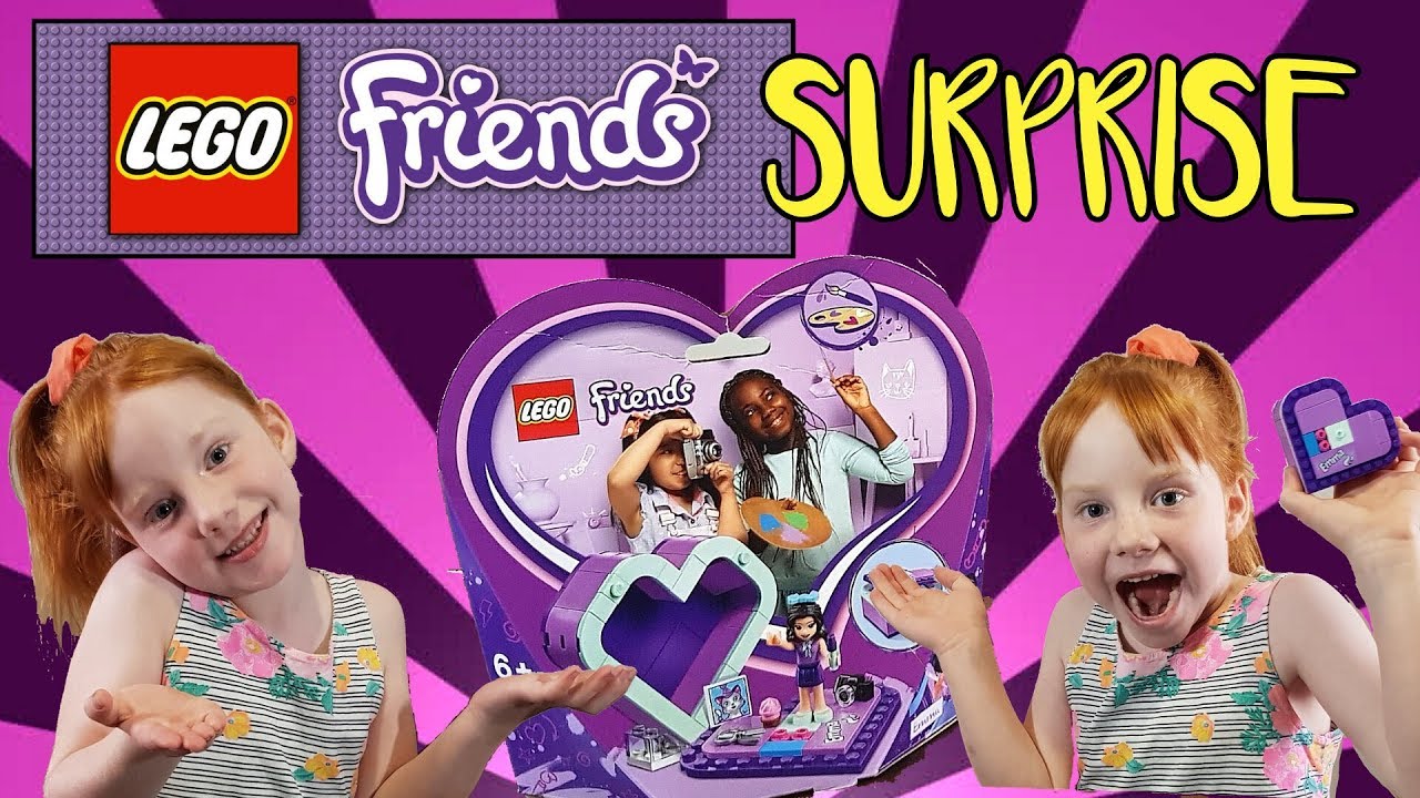 Lego Friends Surprise - NEW Heart Box with Emma 41355