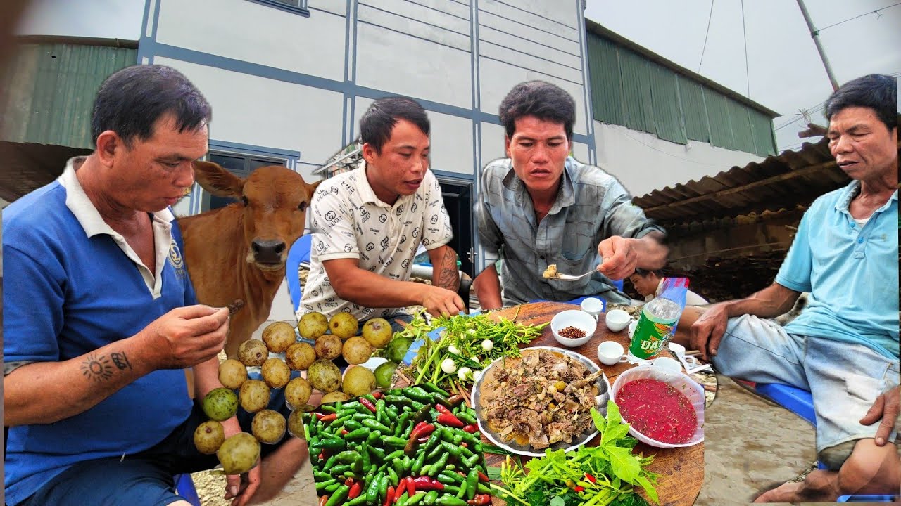 Món vịt độc lạ và tiết canh ghém ớt cực cay của ae Tộc. Tộc TV