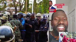 Akasatiiro Bobi Wine Alwanye Ne Polisi Okubasuzza Ba Foot Soldier