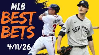 MLB BETS 4/11/26 Player Props,Parlays &amp; Home Run Pick's