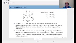 14.08 Dynamics of a Continuous Time Markov Chain
