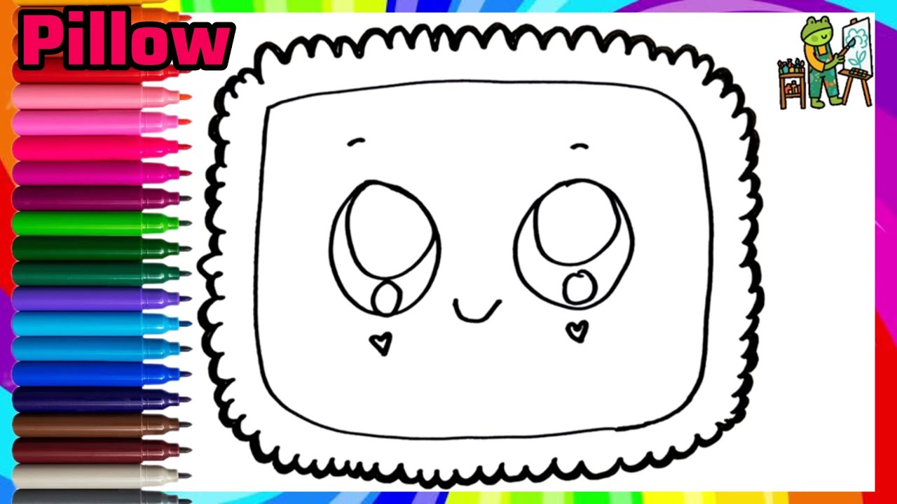 How To Draw A Pillow | Pillow Drawing Easy | Drawings For Kids (2026)
