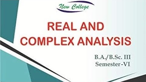 chapter 4 exercise 4.1 solution #mdu #ba #bsc #ku real and complex analysis 6th semester maths sol