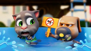 Talking Tom ⭐ Quebrando as Regras da Piscina ⭐  Temporada 2 ⭐ Desenhos Animados Para Crianças