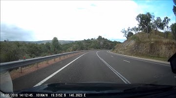 Mingela Range. Demo of Mini 0903 / NanoQ Dashcam.