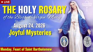🔴 Rosary Monday Joyful Mysteries of the Rosary August 24, 2026 Praying together