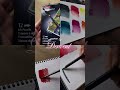 What happens when you add water? #watercolor #art #artshorts #painting