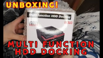 Unboxing Multi function HDD Docking from Lazada