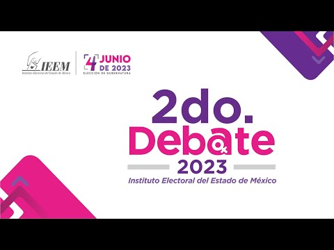 2º Debate 2023, Instituto Electoral del Estado de México.