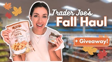 Fall Trader Joe’s Haul 2025 🍂 New Snack Obsession & Giveaway!