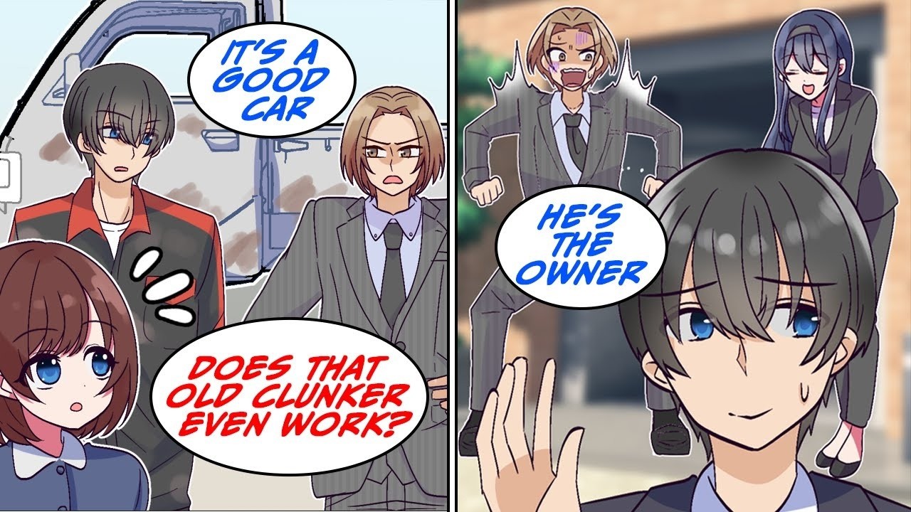 I went to pick up my younger sister in my truck and was looked down by other parents [Manga Dub]