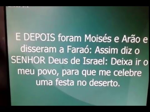 Como usar a bíblia no datashow