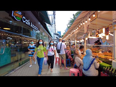 [4K] Thailand Walking Tour 🇹🇭 Bangkok Ratchadamri Rd Walk – Central World to Platinum Fashion Mall