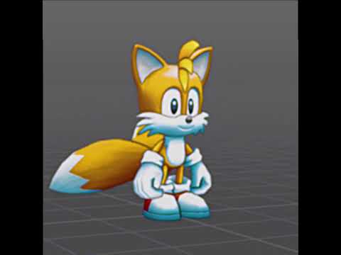 Tails (Visions) Model #sonic #gaming #animation #3d #3danimation