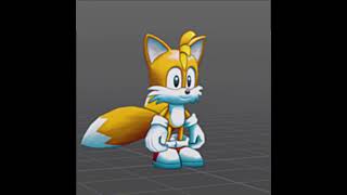 Tails (Visions) Model #sonic #gaming #animation #3d #3danimation