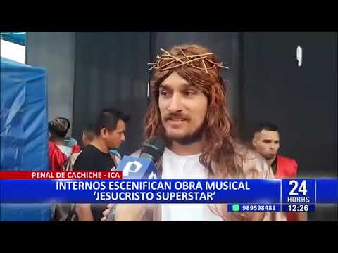 Internos escenifican obra musical Jesucristo Superstar