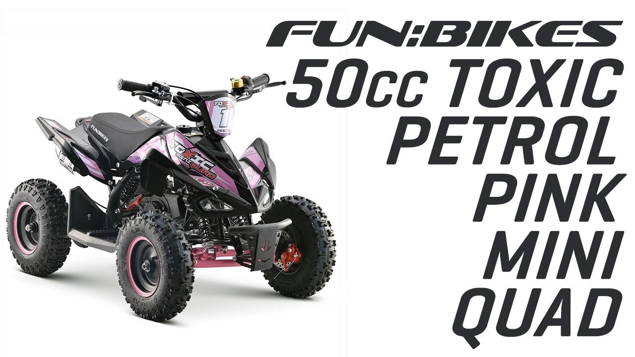 pink quad bike 50cc