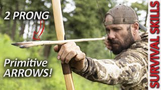 Making Primitive Arrows and Bow Hunting Grouse - Alone Season 9 screenshot 1