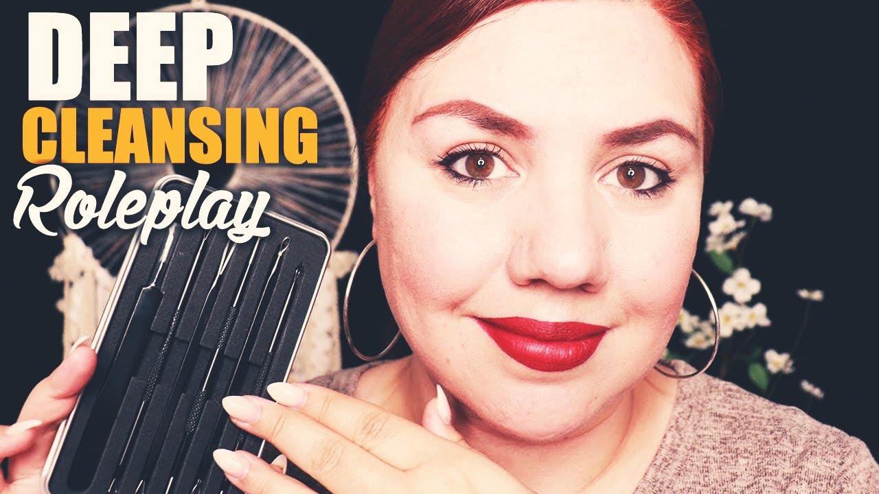 ASMR Deep and Detailed Face Cleansing Roleplay