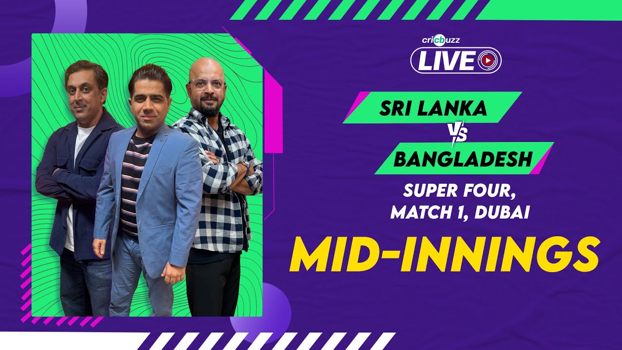 Cricbuzz Live: Sri Lanka post 168/7 vs Bangladesh | Asia Cup 2025