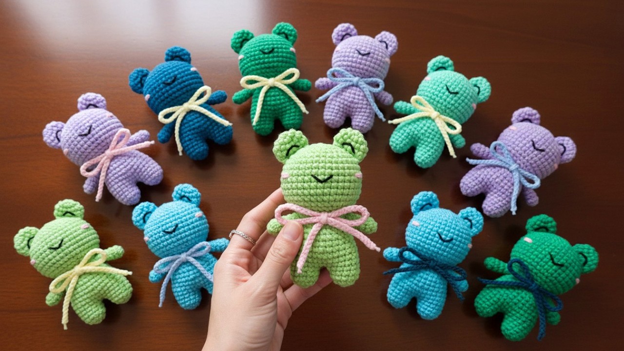 Easy Crochet Frog | How to Crochet Frog Amigurumi ❀ Step-by-step Tutorial
