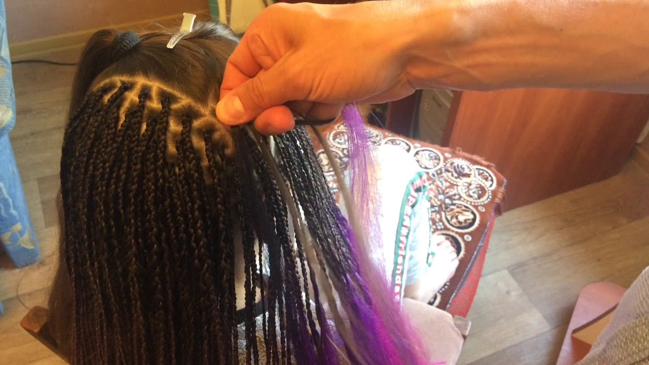 Как плести афрокосы с канекалоном пошагово схемы