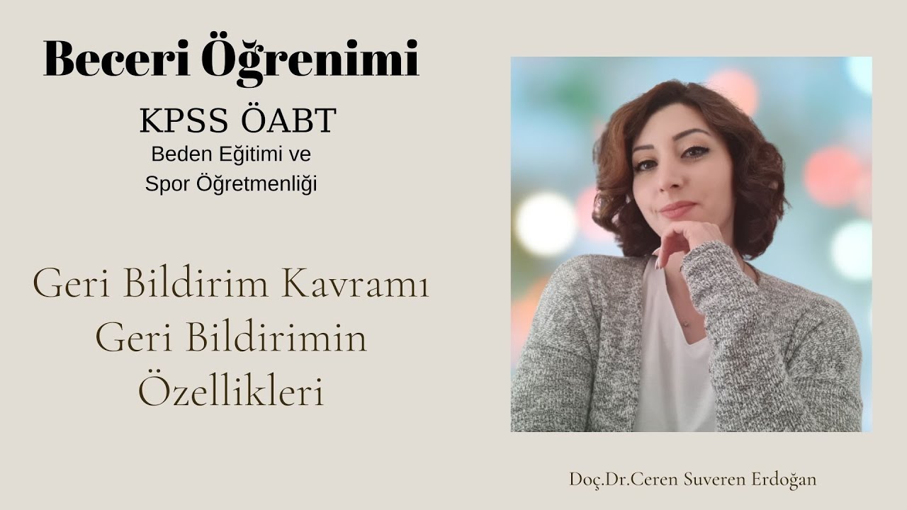 Beceri Öğrenimi - Geri Bildirim