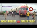 Indias biggest truck from gujaratbiggesttrucknhairailwaycrossingvillagelife