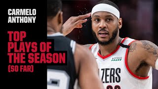 Carmelo Anthony's Top Plays of the Season (So Far) | Trail Blazers Highlights
