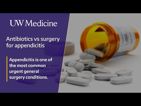 Antibiotics For Appendicitis: Study Findings Finalized