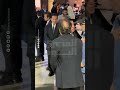 بيومي فؤاد وحمدي الوزير في عزاء هاني شاكر ويستقبلهما مصطفي كامل