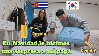 Download Lagu Sorpresa a mi papá cubano, que celebró su primera Navidad de su vida en Corea MP3