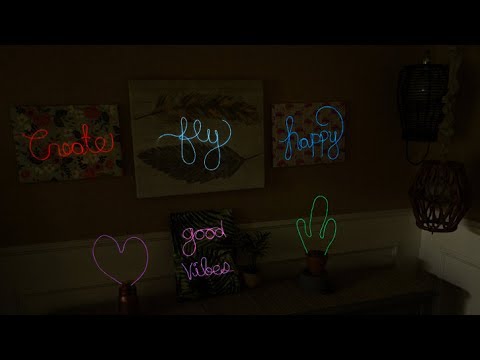 DIY Neon Signs - YouTube