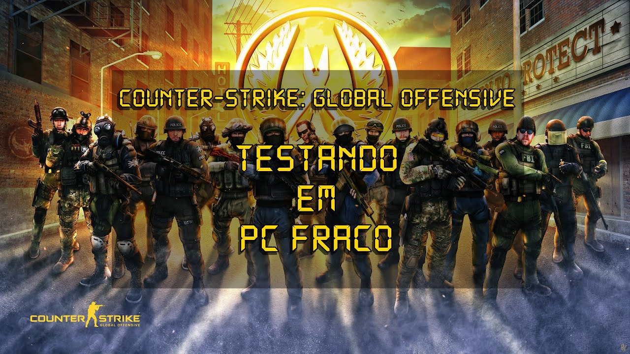 CSGO - Roda em PC fraco? Teste!