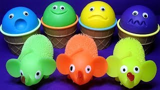 Famous 4 Colors Play Doh Ice Cream Cups PJ Masks LOL Kinder Surprise Eggs | Kids How to Wealth