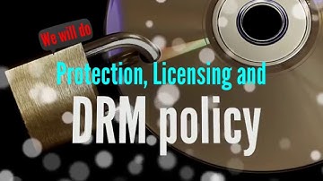 Copy Protection, Licensing & DRM For Audio,Video,PDF,Spreadsheets,Images etc.Any Digital Products