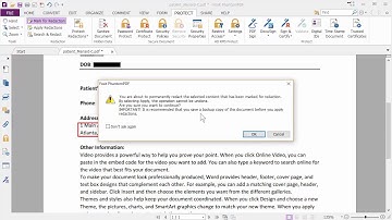 Redact a PDF file / remove sensitive information by Chris Menard
