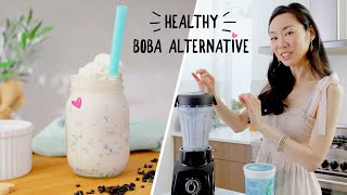 Healthy Bubble Tea Recipe ♥ Purple Rice Yogurt Drink