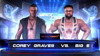 WWE 2K18 Corey Graves VS Big E 1 VS 1 Match