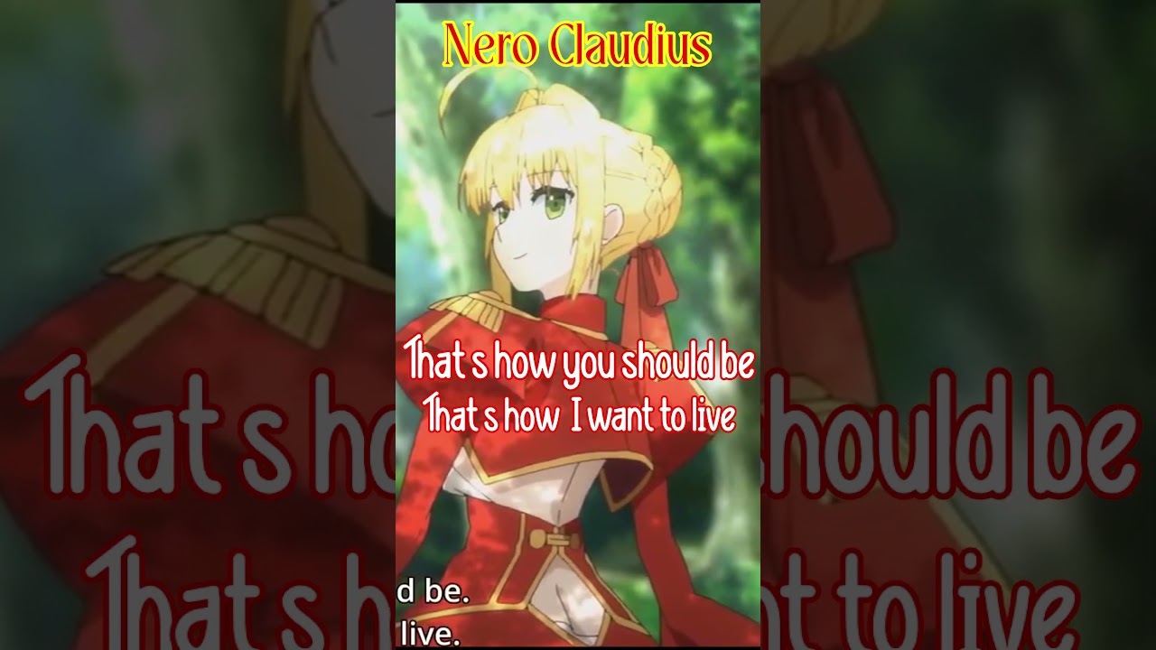 Nero Claudius | Life Advice | Red Saber ~ 