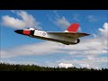 Avro Arrow Scratch Build RC Flight 3 and 4