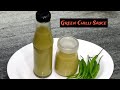 Green chilli sauce recipe     homemade green chilli  hot sauce recipe  rajan singh jolly