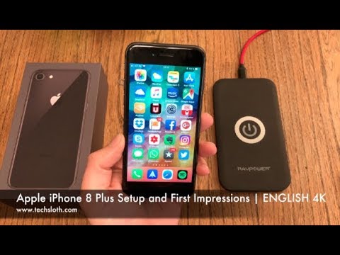 Apple iPhone 8 Setup and First Impressions   ENGLISH 4K
