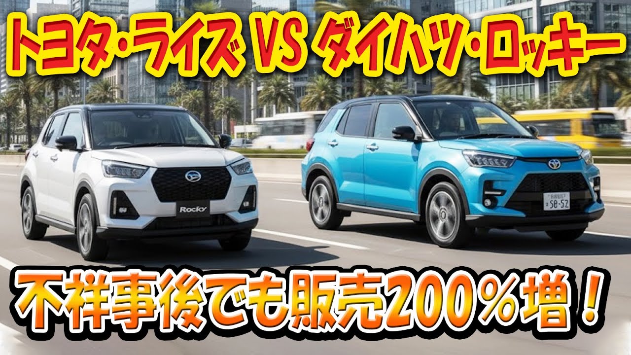 【トヨタ・ライズ vs ダイハツ・ロッキー──双子でも運命は別】月1万台 vs 1500台！クルマのせいにすると本質を見誤る