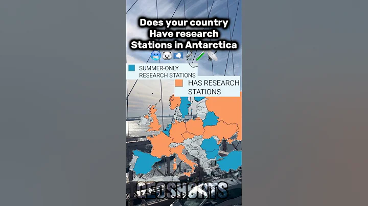 Does your country have research stations in the arctic 🥶 🧪 #map #mapping #antarctica #shorts